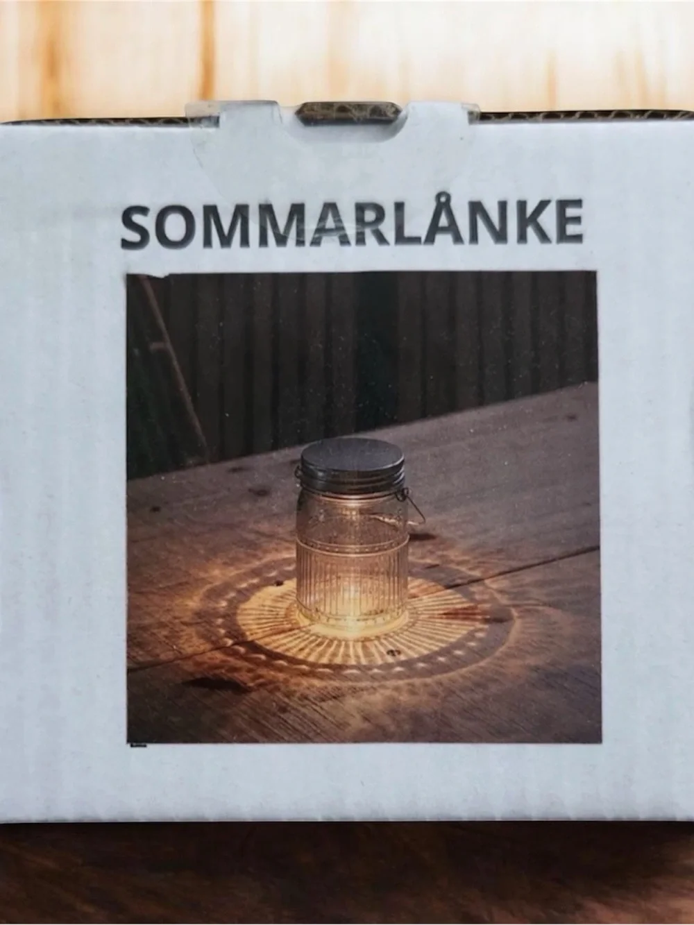 IKEA Sommarlanke LED Decorative Jar Light Table Outdoor / Indoor New In Box